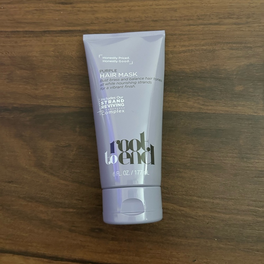 Purple hair mask